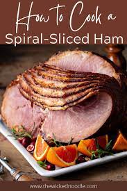 How To Cook A Spiral Ham Plus A Ham Glaze Recipe Recipe In 2021 Recipes Cooking Pork Recipes Easy