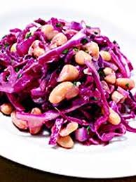 Recipe Red Cabbage And White Bean Salad Recipe White Beans Red Cabbage Recipes White Bean Salad