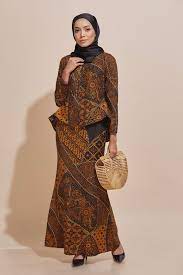 Emm baju raya first dah settle. Kebaya Peplum Batik Kaisara Code Ks12 Habra Haute Living The Lifestyle