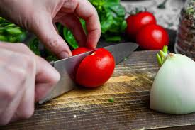 Turn the strips at a 90 degree angle and cut them into small pieces. Culinary Skills John C Stalker Institute Of Food And Nutrition