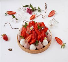 Tarte Fraise Fresh Les Desserts De Jn Saison Des Fraises Pate Sablee Amande Desserts