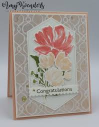Basic black or early espresso: Stampin Up Art Gallery Congratulations Card For Sunday Stamps Card Art Congratulations Card Floral Cards