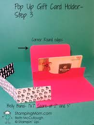 Post comments (atom) about me. Stampin Up Gift Card Holder