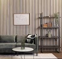 30x600x2390/3000 RO SOLID Spilepanel Eik hvitpigmentert ...