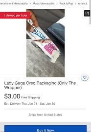 | people who viewed this item also viewed. Lady Gaga Oreo Packaging For Sale On Ebay Gaga Thoughts Gaga Daily