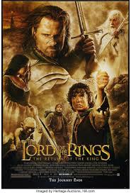 Tolkien's the lord of the rings. The Lord Of The Rings The Return Of The King New Line 2003 One Lot 53246 Heritage Auctions