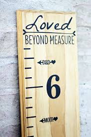 Height Marker For Growth Chart Ruler Mom Dad Vinyl Decal