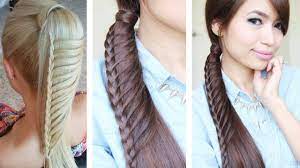 Discover endless inspiration, styling ideas, plus hair cutting advice for this versatile mid length hair here. Ladder Braid Ponytail Hairstyle For Medium Long Hair Tutorial Bebexo Braided Ponytail Hairstyles Hair Styles Ladder Braid