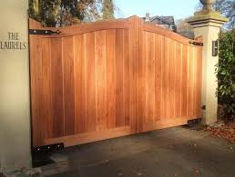 Our wooden garden gates are made from quality timber and available in lots of styles. 17 Irresistible Wooden Gate Designs To Adorn Your Exterior Wooden Gates Wooden Gate Designs Wood Gate