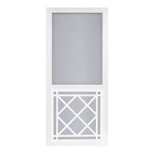 Check spelling or type a new query. St Augustine Solid Vinyl Screen Door With White Decorative Insert Screen Porch Living