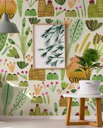 Beautiful vivid colors, floral cacti and colorful design is everything you need for spring decor 2020. Six Benefits Of Peel And Stick Wall Murals Wallsauce Uk
