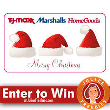 Maxx marshall's home goods sierra gift card (no value) make someone smile!! 13 Winners Win A T J Maxx Gift Card Julie S Freebies