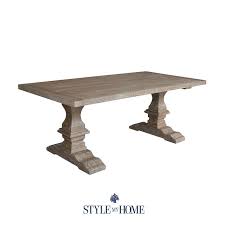 With a streamlined design, unobtrusive legs and a spacious surface, this dining table provides more than enough room for loved ones to gather around for mealtimes. Richmond Extendable Rectangular Dining Table 2m 3m Style My Home