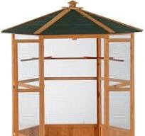 Amazon.com: Aviario de madera para pájaros de 65 pulgadas y ...