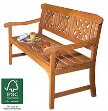 Trusted uk seller | quality outdoor furniture. 3 Seater Wooden Garden Bench Quality All Weather Eucalyptus Hardwood With Brass Plated Fittings Certified By