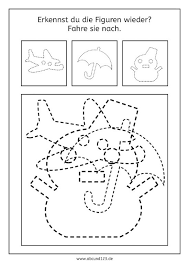 Einfache Figuren Zum Nachfahren Abcund123 Vorschule Schule Vorschulubungen