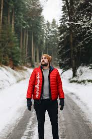 Free Bomber Jacket Mockup Psd Template In 2020 Leather Jacket Men Bomber Jacket Red Puffer Jacket