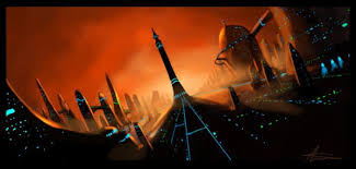 Protoss City Ii By Highdarktemplar City Starcraft Background Design