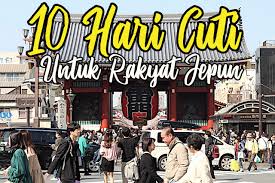 Libur dan cuti bersama natal ini bakal disambung dengan cuti bersama pengganti idul fitri 2020. Rakyat Jepun Terima 10 Hari Cuti Tambahan