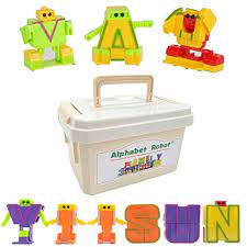Das ist ein spannendes projekt: Buy Yiisun Alphabet Robots Toy For Kids Letter Robots Abc Learning Toys Montessori Teaching Toys 26 Pieces Online In Turkey B07wr9g1nh