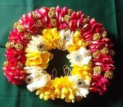 Veni Made With Real Pink White Yellow Rose Petals Kundan Applique And Artificial Gold Roses Bride Floral Bridal Hair Decorations Wedding Flowers