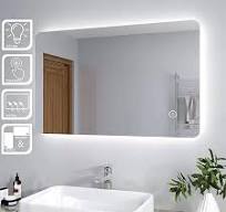 OEM/ODM Illuminated LED Bathroom Mirror 800 X 600 mm Wall Mounted Backlit  Light Makeup Mirror China Factory