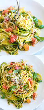 Guilt Free Garlic Parmesan Zucchini Noodles Pasta Recipe Zucchini Pasta Recipes Recipes Healthy