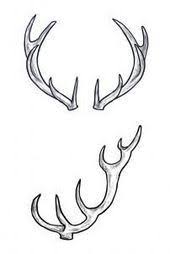 It's a simple antlers art drawing tutorial. How To Draw Deer Step 23 Deer Draw Step Deer Drawing Antler Drawing Deer Sketch