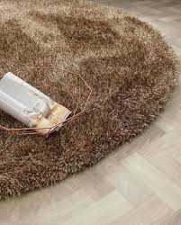 Shaggy braun beige gemustert teppichcenter24. Schoner Und Weicher Hochflor Teppich Chester 13 Beige Mix Rund Floorpassion