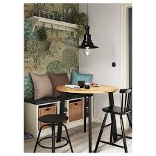 Gamlared Table Light Antique Stain Black Stained Ikea Dining Room Small Small Kitchen Tables Dining Room Table