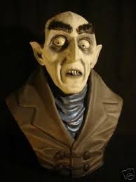 1:1 life size lifesize Max Schreck Nosferatu head bust