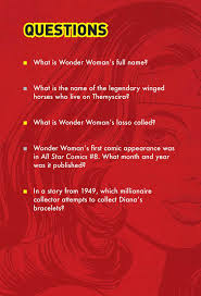 From true crime to video game history, the possibilities really are endless. Dc Comics Wonder Woman Pop Quiz Trivia Deck Book By Darcy Reed Official Publisher Page Simon Schuster