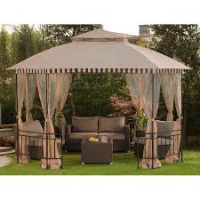 Meijer 10 Ft W X 12 Ft D Metal Patio Gazebo Patio Gazebo Backyard Gazebo Patio