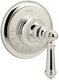 When your bathtub faucet is leaking, you may be able to address the leak on your own. Bathtub Faucets Showerheads Vibrant Brushed Nickel K T72771 4 Bn Kohler T72771 4 Bn Artifacts Volume Valve Trim With Lever Handle Less Valve Bathtub Shower Systems