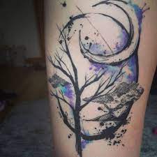 160 Mystifying Moon Tattoo Designs And Meanings Awesome Moon Tattoo Designs Full Moon Tattoo Moon Tattoo
