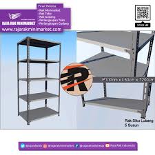 Pengiriman gosend one day delivery Rak Besi Siku Lubang Baru Tipe Az 50 Raja Rak Indonesia