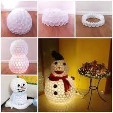 Come fare un pupazzo di neve coi bicchieri di plastica. Search Google Idee Per Regali Di Natale Pupazzo Di Neve Ornamenti Natalizi