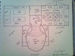 Haunted Mansion Floor Plan 1st Story