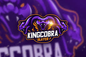 King Cobra Slayer Mascot Esport King Cobra Mascot Game Logo Design