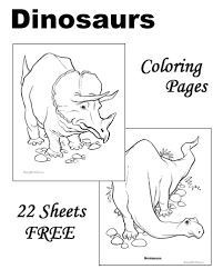 These alphabet coloring sheets will help little ones identify uppercase and lowercase versions of each letter. Dinosaur Coloring Pages