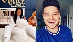 The celeb posted a series of pictures that showed where she'd been spending most of her time since giving birth. Pearl Modiadie Wants To Be Lee Roy Wright S Baby Mama Fakaza News