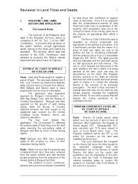 The national land code (malay: Land Titles And Deeds Cases Digest Indigenous Peoples Title Property