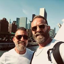 Happy Birthday Heath McBride. Here's to our many adventures ahead. Love you  to the moon and back, big lug. #Italy #SmellyNYC #AnubisDiablo