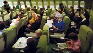 Aer Lingus 747 Economy Class In The 70 S Vintage Airline Ads Aircraft Interiors Air Photo