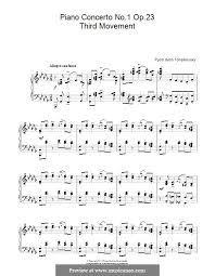 P Chajkovskij Koncert Dlya Fortepiano S Orkestrom No 1 Si Bemol Minor Th 55 Op 23 Na Musicaneo