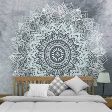 Indian Wall Home Decor Hippie Tapestries Boho Psychedelic Mandala Tapestry Wall Hangin In 2020 Bohemian Bedroom Decor Mandala Tapestries Wall Hangings Mandala Tapestry