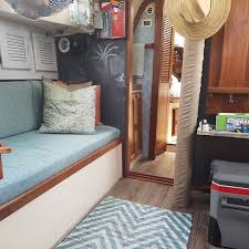 Updating Your Boat Interior Doesn T Have To Be Expensive 10 Easy Ways To Update Your Sailboat Interior In Boat Interior Design Boat Interior Sailboat Interior