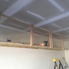 Installing overhead garage storage is a great way to gain storage space while sacrificing zero floor space. Wasted Space High Garage Storage Shelves 8 Steps With Pictures Instructables