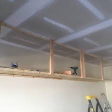 Garage overhead storage diy wood, garage space. Wasted Space High Garage Storage Shelves 8 Steps With Pictures Instructables