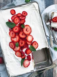 Puree thawed strawberries with juice in blender. Strawberries And Cream Cake Mother Thyme